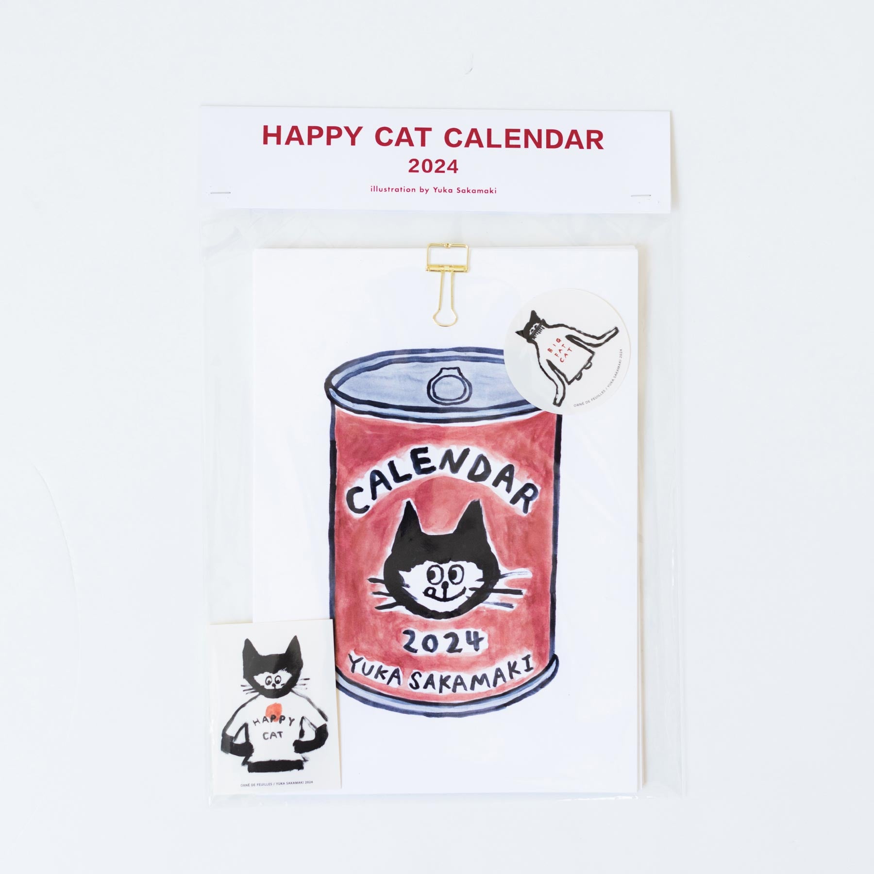 坂巻弓華 HAPPY CAT カレンダー 2024