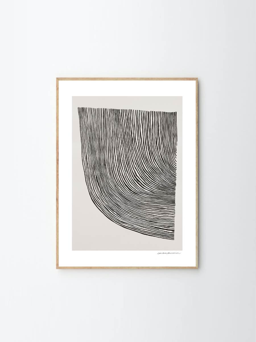 アートポスター Leise Dich Abrahamsen／Curves（30cm×40cm） – Orné