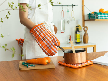 La Carafe KITCHEN GLOVE & POT HOLDER（ミトン&ポットホルダーセット）