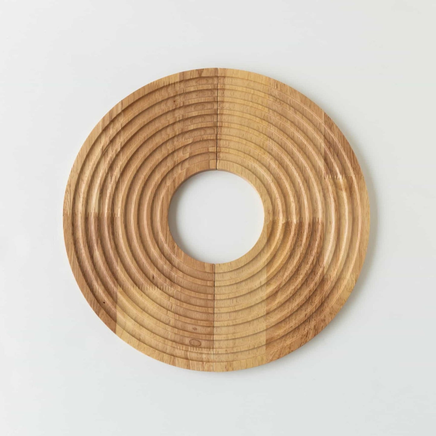 WOOD CIRCLE TRAY（木製トレイ）／ナチュラル