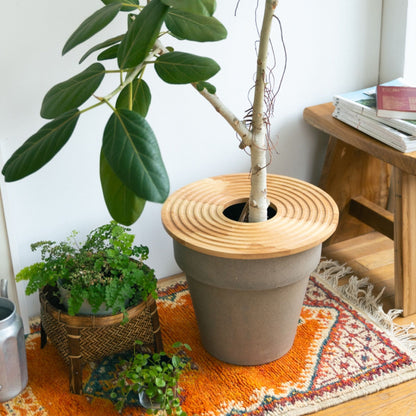 WOOD CIRCLE TRAY（木製トレイ）／ナチュラル