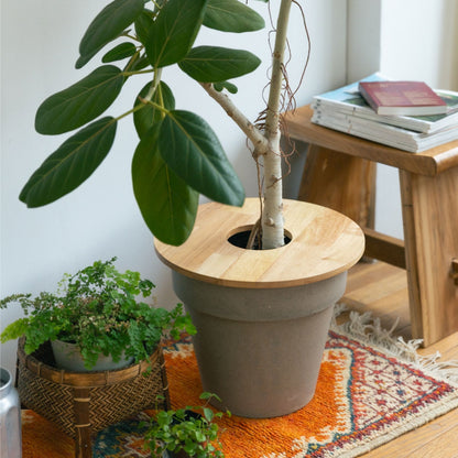 WOOD CIRCLE TRAY（木製トレイ）／ナチュラル