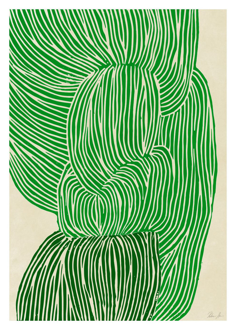 アートポスター Rebecca Hein／Green Ocean（40cm×50cm） – Orné de